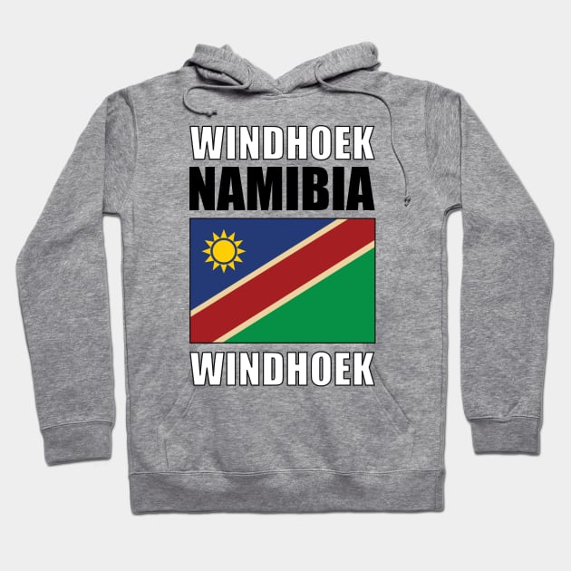 Flag of Namibia Hoodie by KewaleeTee